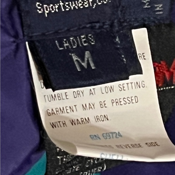 Vintage Columbia Purple Teal Retro Reversible Thinsulate Winter Jacket - Picture 4 of 6